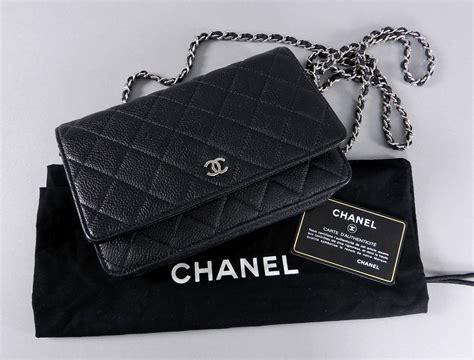 chanel wallet on chain silver caviar|Classic wallet on chain .